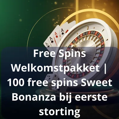 Free Spins Welkomstpakket 100 Free Spins Sweet Bonanza bij Qbet Casino