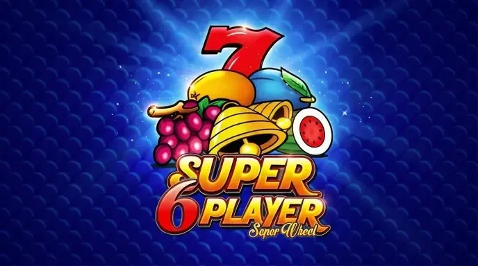 Qbet Casino Super 6 Player Super Wheel klassieke fruitautomaat